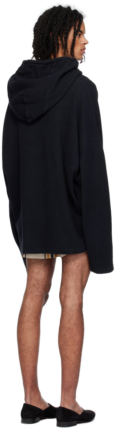 Glass Cypress Black Floral Hoodie