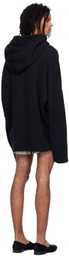 Glass Cypress Black Floral Hoodie