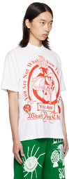 Online Ceramics White 'You Are What You Think' T-Shirt