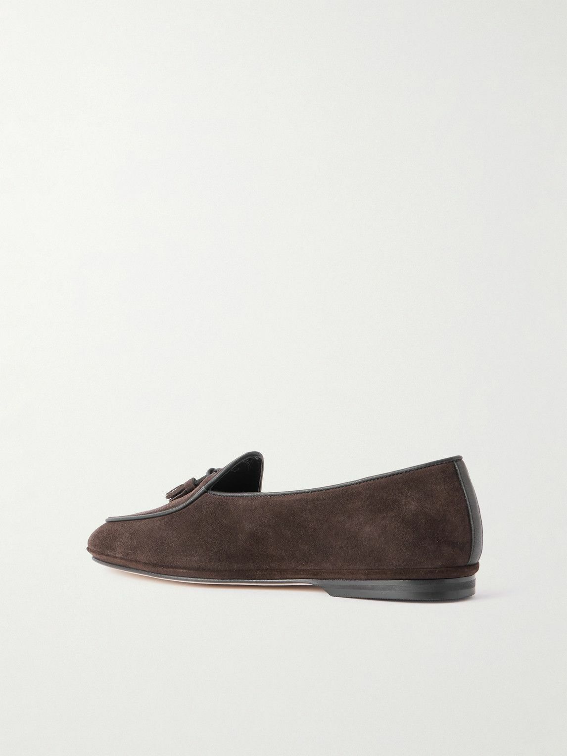 Rubinacci - Marphy Tasselled Suede Loafers - Brown