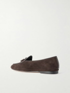 Rubinacci - Marphy Tasselled Suede Loafers - Brown