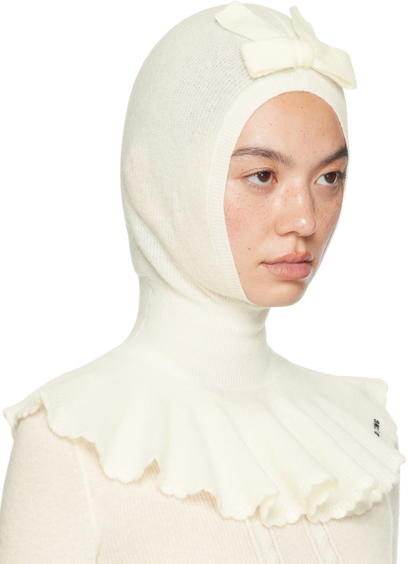 SHUSHU/TONG White Cape Balaclava