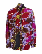 Versace Jeans Couture Mens Shirt Brick