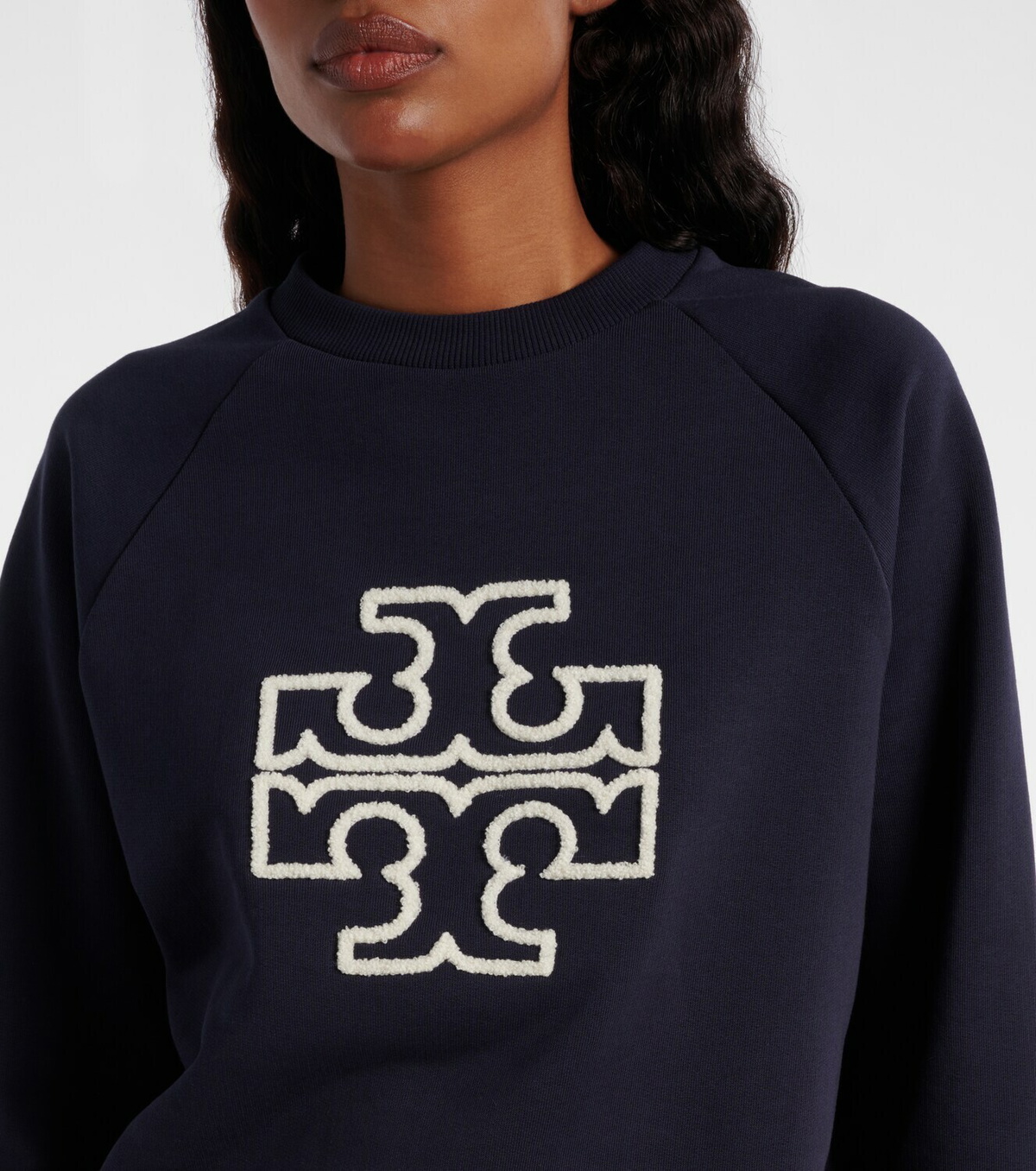 Tory Burch Logo cotton jersey sweatshirt