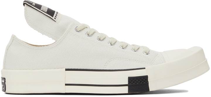 Photo: Rick Owens Drkshdw Off-White Converse Edition TurboDrk Chuck 70 Low Sneakers
