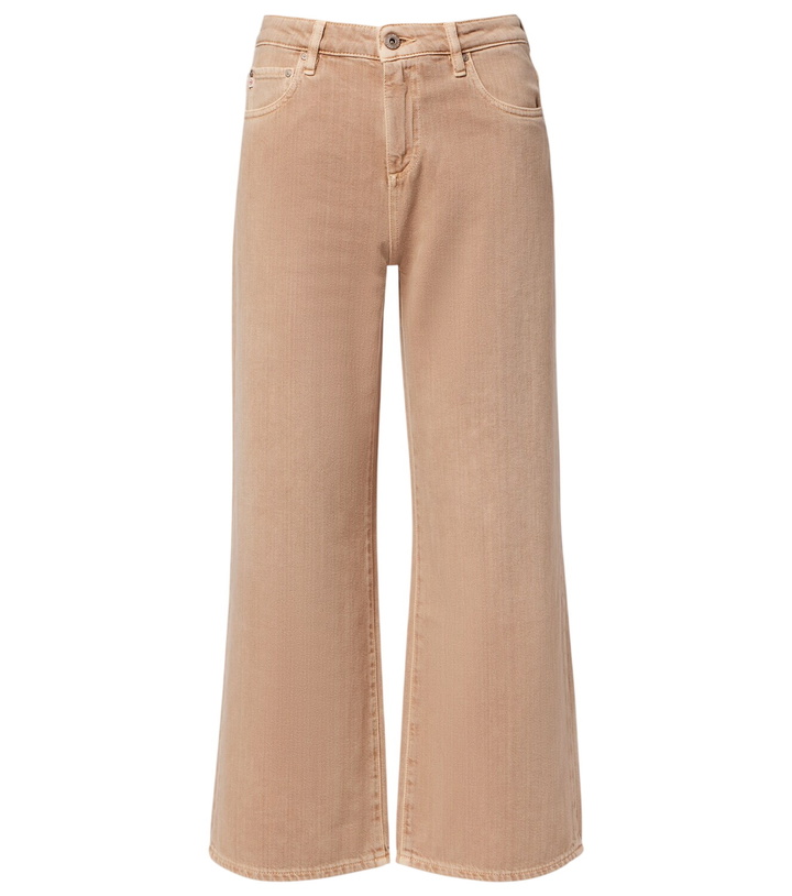 Photo: AG Jeans Saige cropped wide-leg jeans