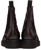 Toga Virilis Brown Leather Chelsea Boots