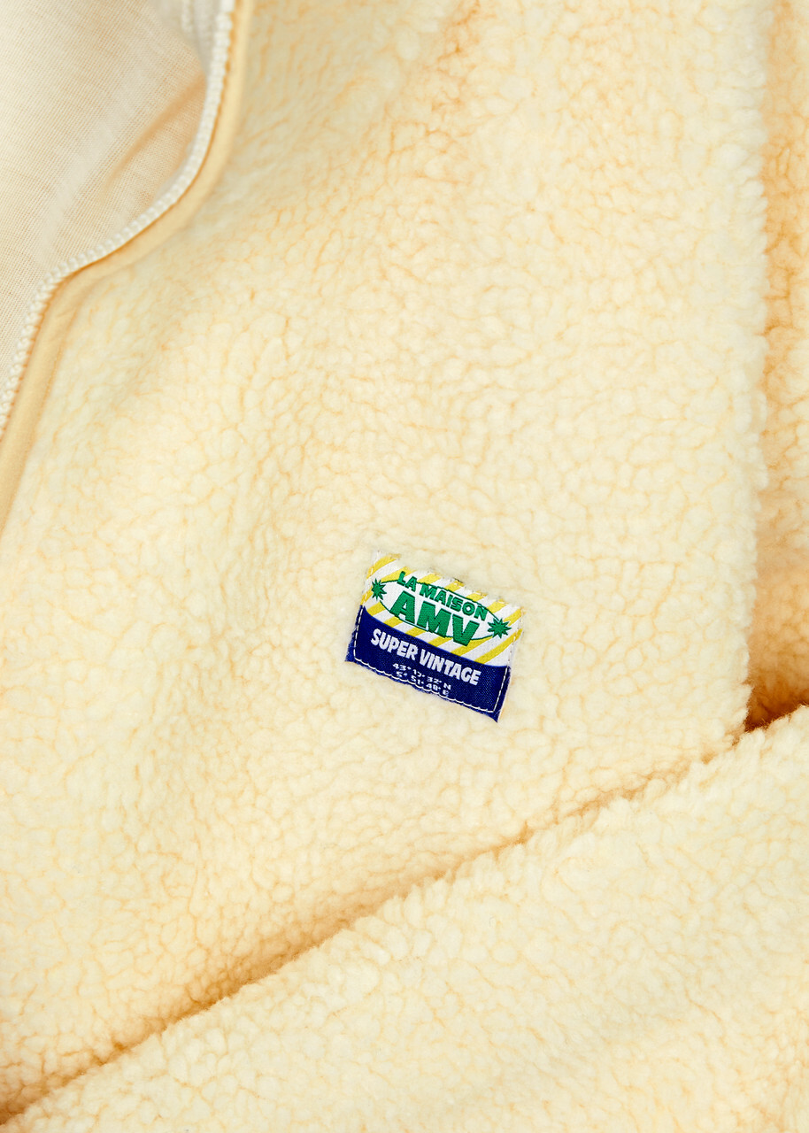 American Vintage Hoktown Fleece Jacket Cream