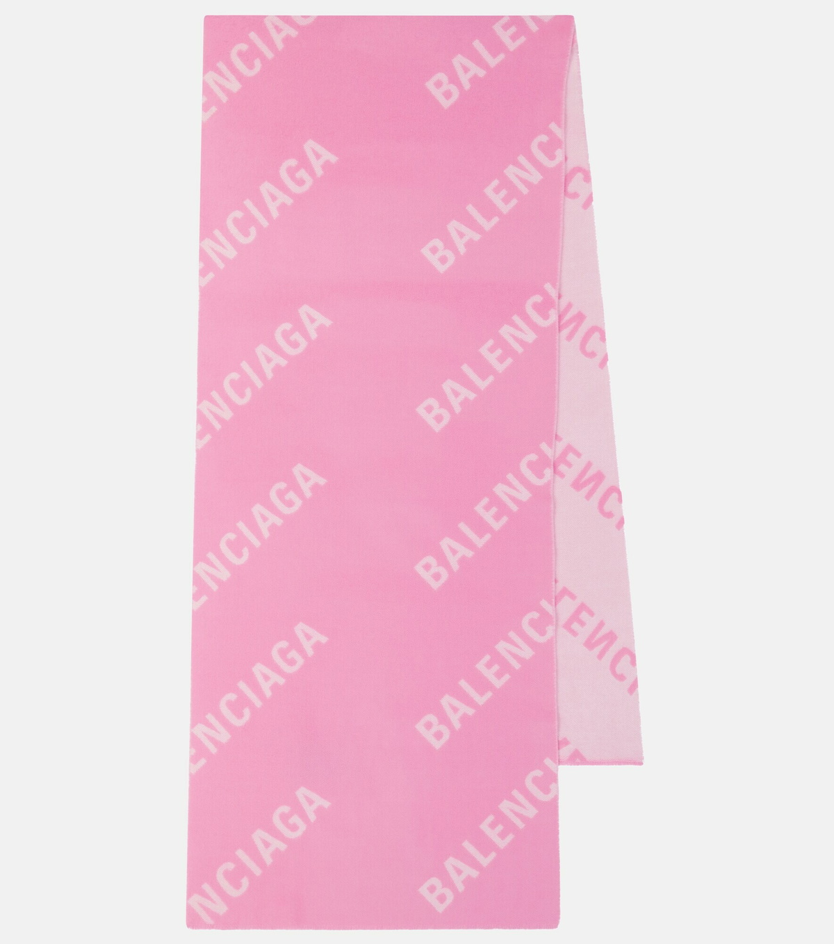 Balenciaga - Logo intarsia wool scarf Balenciaga