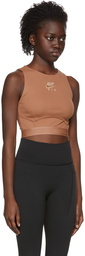 Nike Brown Cotton Tank Top