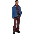 Wonders Red and Black Plaid Service Trousers