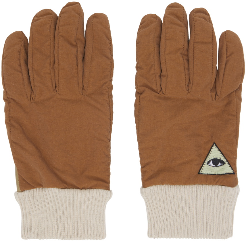 Photo: Undercover Beige Leather Gloves
