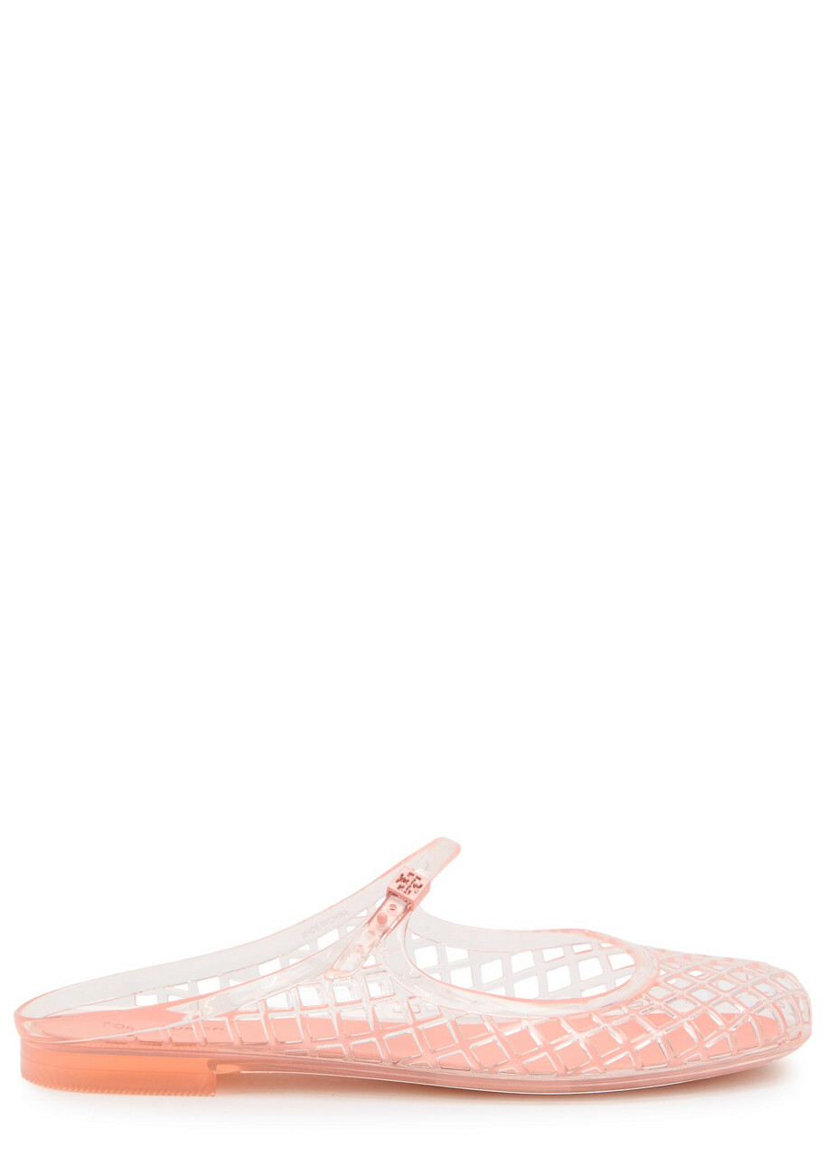 Tory Burch Mellow Jelly Mary Jane Mules Pink