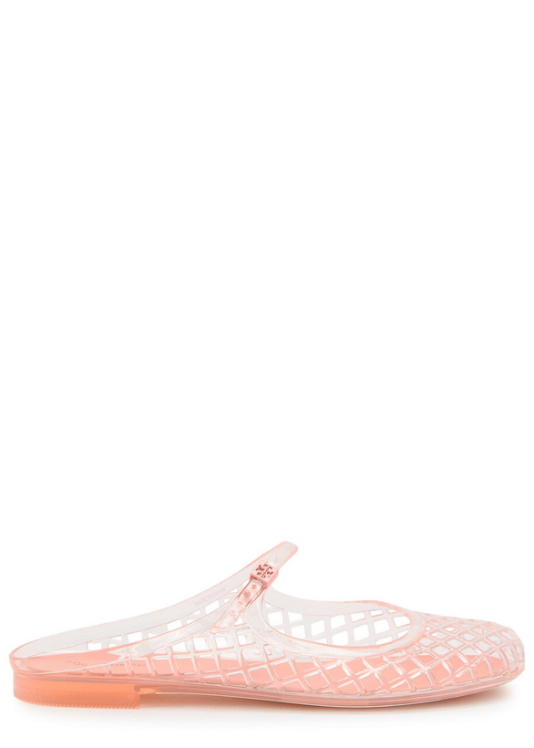 Photo: Tory Burch Mellow Jelly Mary Jane Mules Pink