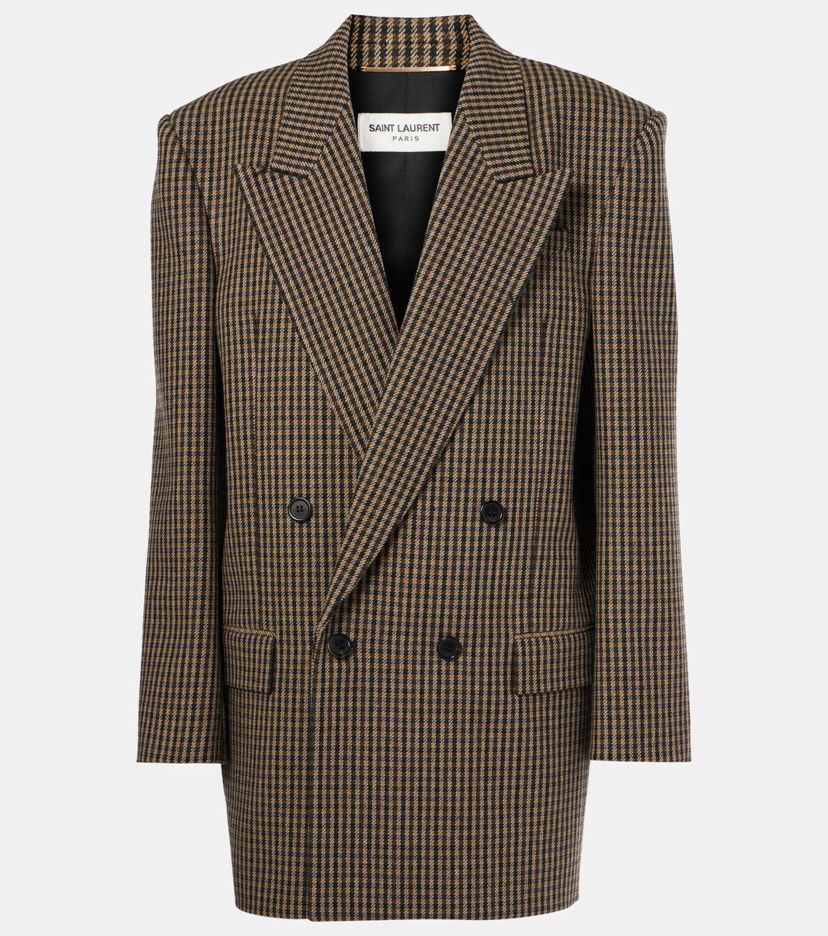 Saint Laurent fall '23 oversized wool power blazer, cream, 8-14 main image 1