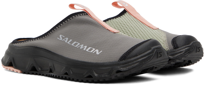 Salomon Gray & Green RX 3.0 Slides