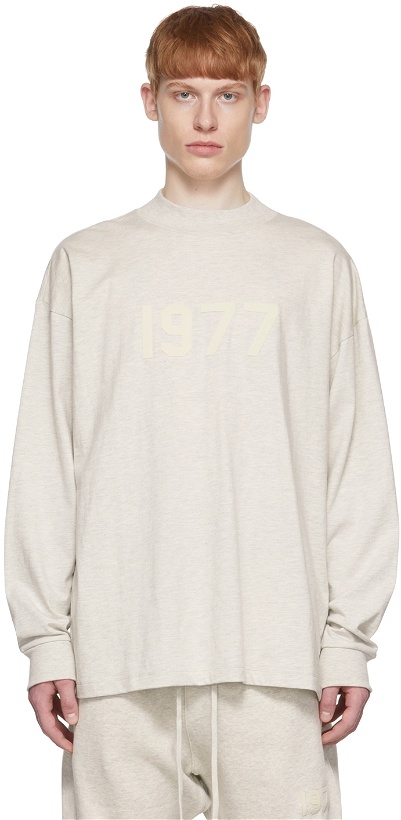 Photo: Essentials Off-White 1977 Long Sleeve T-Shirt