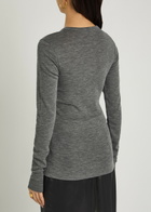 Rohe Crew-neck Merino Wool T-shirt Grey