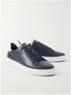 J.M. Weston - On Time Leather Sneakers - Blue