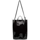 Acne Studios Black Patent Baker Tote