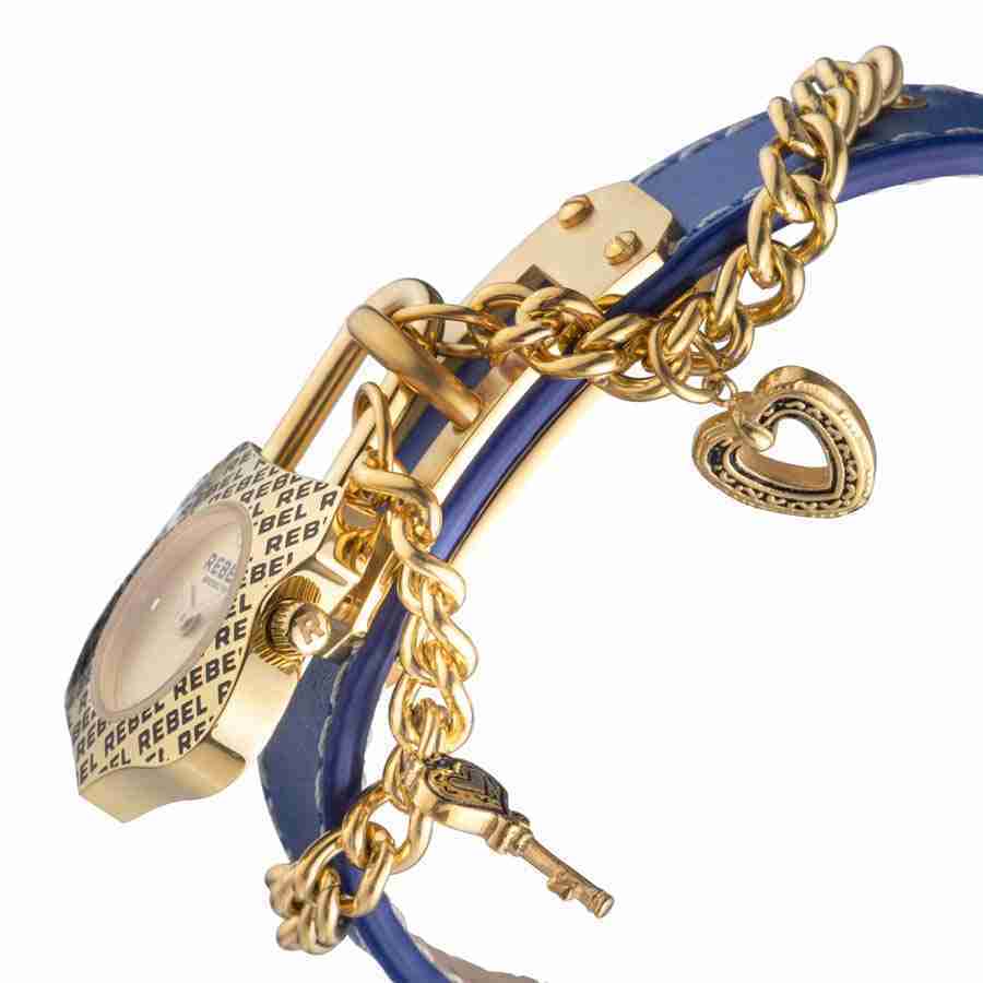 Rebel Seagate Gold Dial Ladies Watch RB114-9041