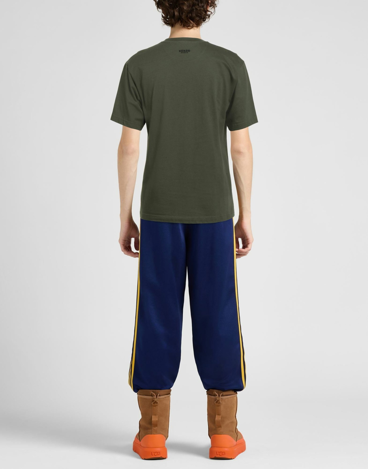 Kenzo Mens T-shirt Military in Green