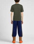 Kenzo Mens T-shirt Military in Green