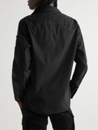 C.P. Company - Logo-Appliquéd Cotton-Gabardine Jacket - Black