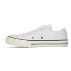 Converse White Leather Lucky Star Low-Top Sneakers