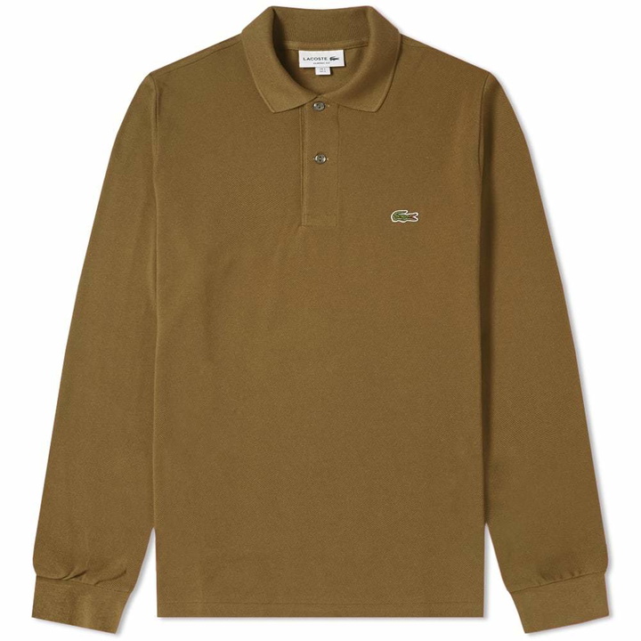 Photo: Lacoste Long Sleeve Classic Pique Polo Soldier