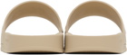 Givenchy Beige Rubber Pool Slides