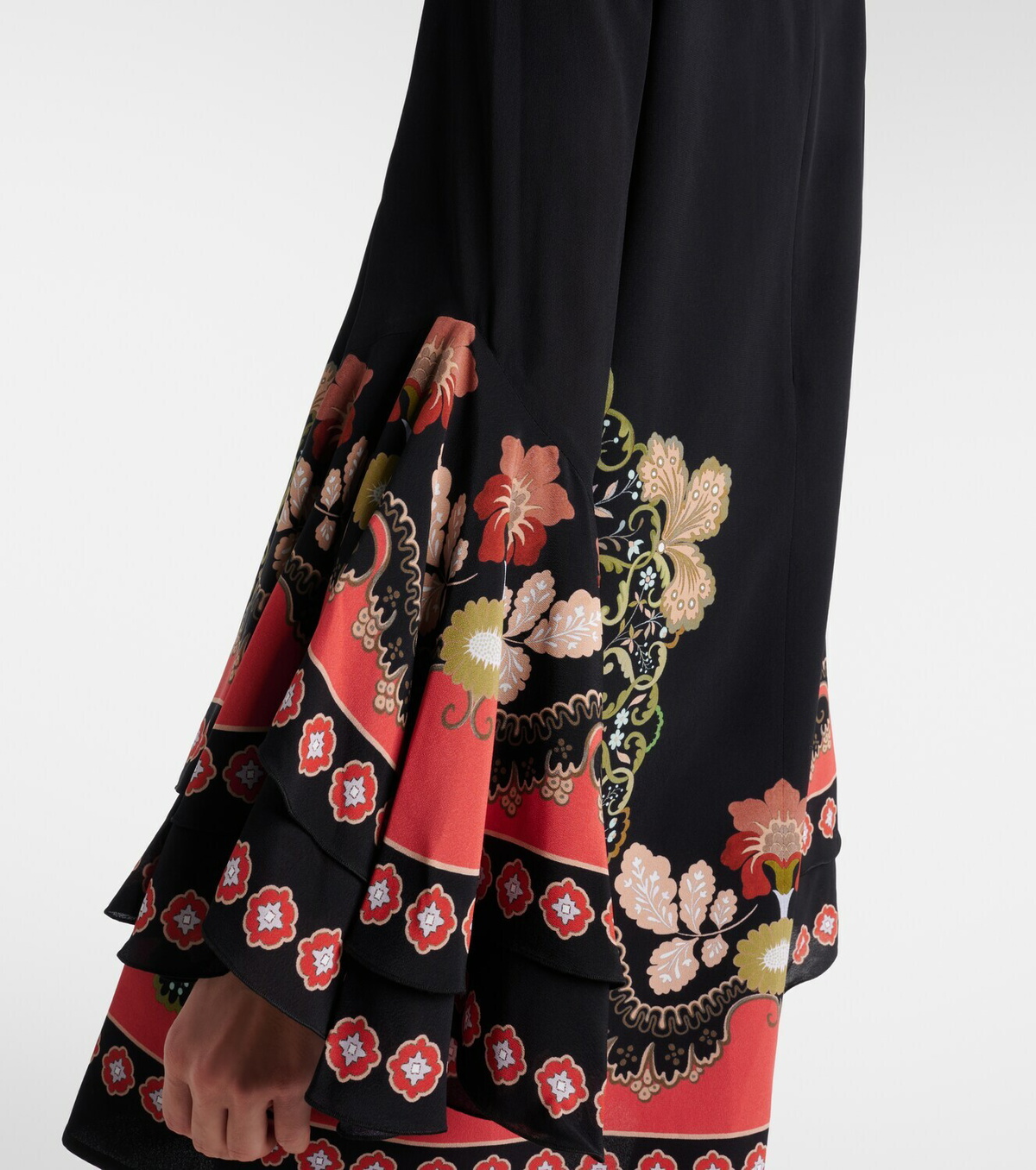La DoubleJ Friday printed crêpe minidress