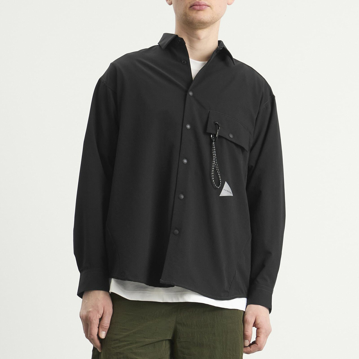 and wander Men's Dry Breathable Shirt in Black