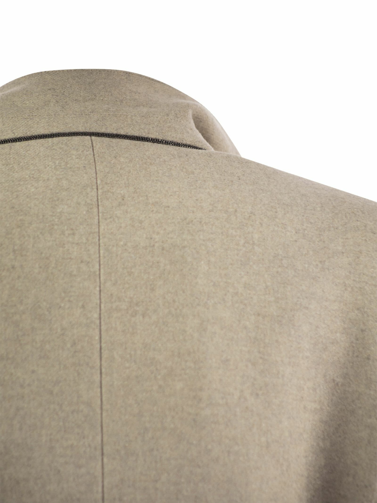 コート BRUNELLO CUCINELLI Lightweight wool cloth coat with jeweller Brunello Cucinelli Lightweight Wool Cloth Coat With