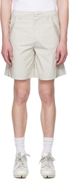 HELIOT EMIL Beige Lacuna Shorts