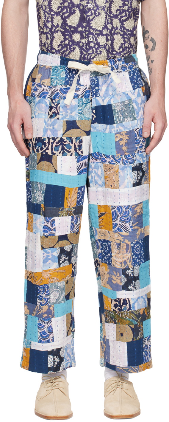 Karu Research Blue Drawstring Trousers
