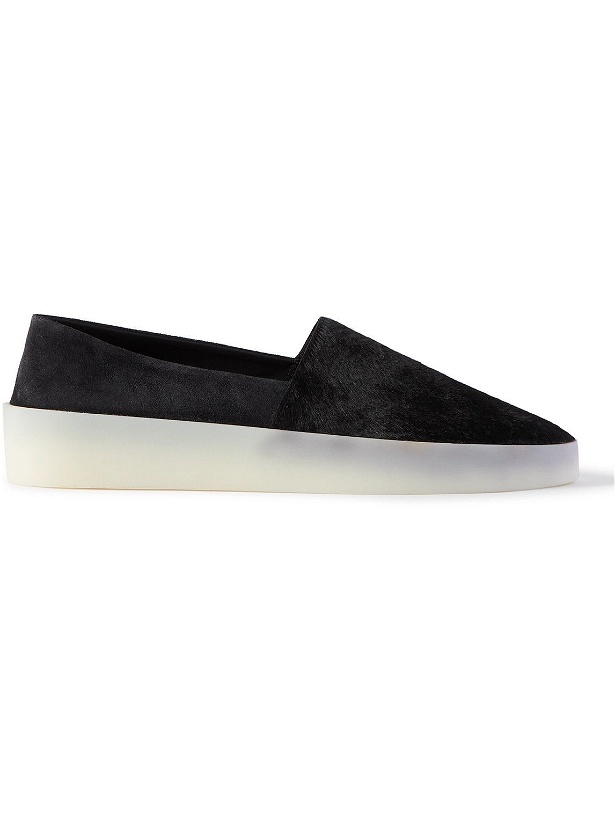 Photo: Fear of God - Pony Hair and Suede Espadrilles - Black