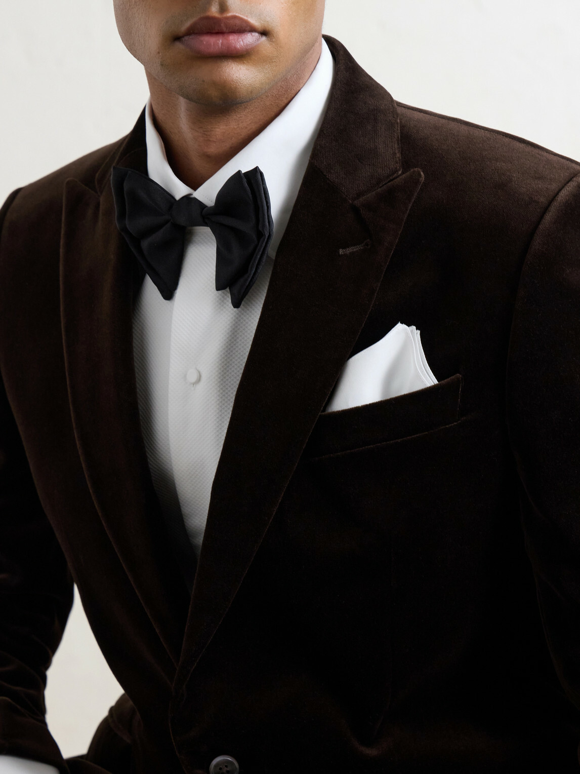 De Petrillo - Pre-Tied Silk and Cotton-Blend Twill Bow-Tie