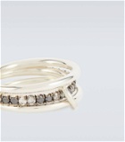 Spinelli Kilcollin Petunia silver ring with diamonds