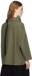 Toogood Khaki 'The Crofter' Blouse