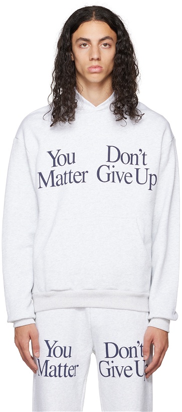 Photo: Praying Gray 'Don't Give Up' Hoodie