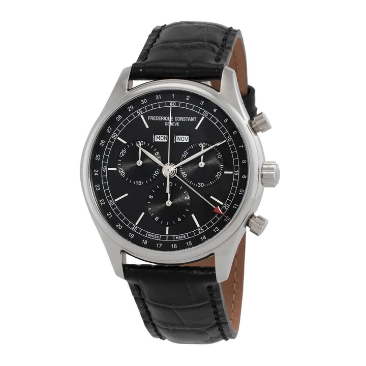 Photo: Frederique Constant Classics Chronograph Quartz Grey Dial Mens Watch FC-296DG5B6
