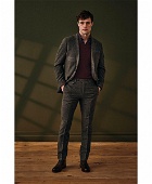 Brooks Brothers Men's Regent Fit Merino Wool Flannel Mini-Houndstooth Suit Jacket | Brown