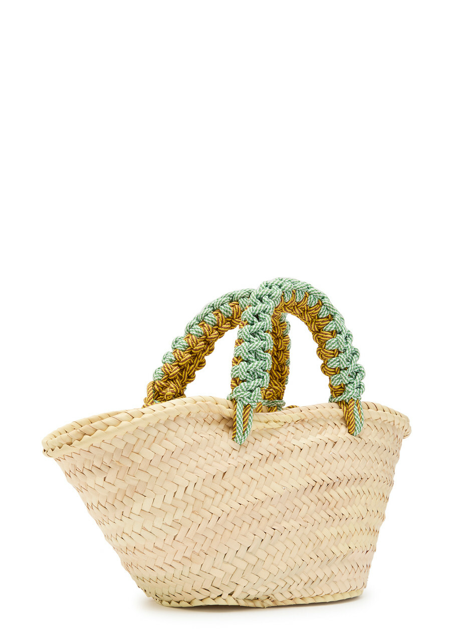 Alemais Macrame Mini Woven Basket bag - Beige - One Size