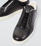 Berluti Playtime Scritto leather slip-on sneakers