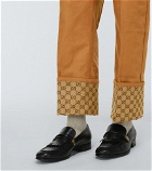 Gucci - GG Supreme straight cotton pants