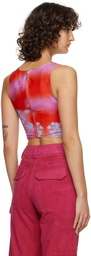 Miaou Red Campbell Corset