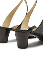 Lemaire Tong 50 Leather Thong Sandals Dark Brown