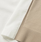 Theory - Willomere Barker Cotton-Poplin and Stretch-Knit Shirt - White