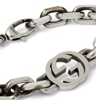 Gucci - Burnished Sterling Silver Bracelet - Silver